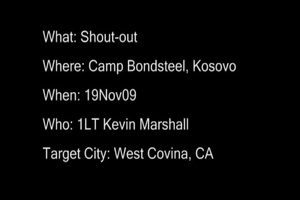 1st Lt. Kevin Marshall