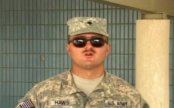 Spc. Nathan Haws