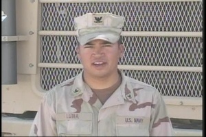 Petty Officer 3rd Class Johny Luna