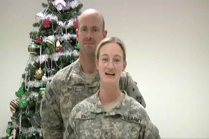 Staff Sgt. Dionna and Pfc Gabriel Bailey