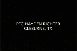Pfc. Hatden Richter