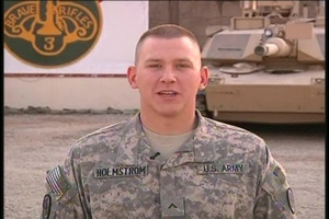 Pvt. Miles Holmstrom
