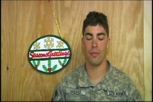 Spc. Timothy Wilkas