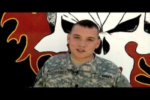Spc. Timothy McDaniels