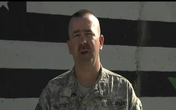 1st Sgt. Glen Burgett