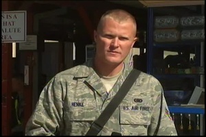 Airman 1st Class Dustin Henke