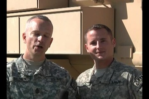 Senior Chief Petty Officer Jim Baldwin and SPC Matt Price