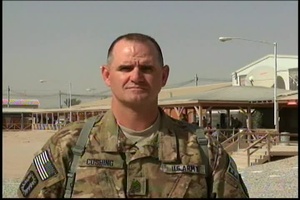 Command Sgt. Maj. Larry Cushing