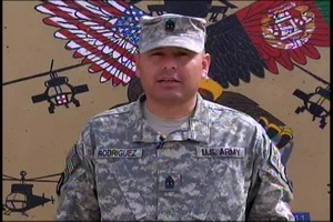 1st Sgt. Otis Rodriguez