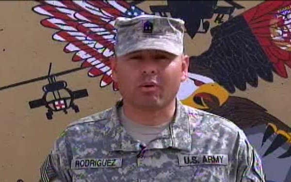 1st Sgt. Otis Rodriguez