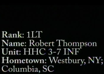1st Lt. Robert Thompson