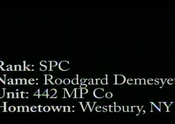 Spc. Roodgard Demesyeux