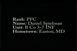 Pfc. Daniel Spielman