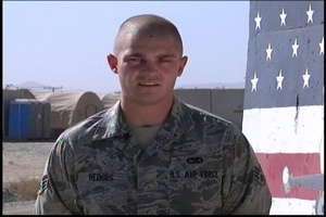 Senior Airman Brandon Hedges