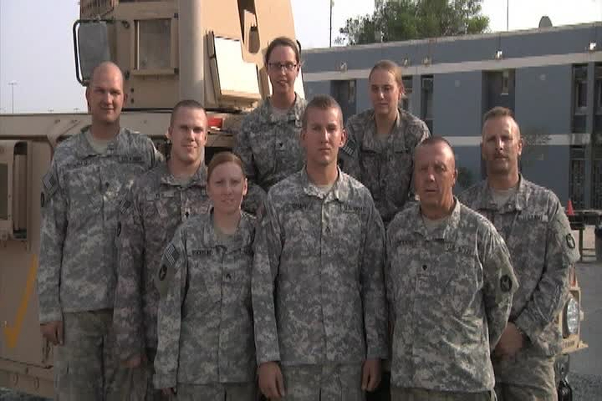 Sgt. Dan Lindeman sends a greeting to Glencoe, Minnesota from Camp Patriot, Kuwait for Holiday Season 2011