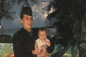 Petty Officer 3rd Class Stephanie and Chloe Moor