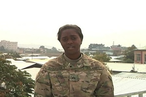 Pfc. Mercedes Washington