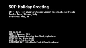 Sgt. 1st Class Christopher Gosizk