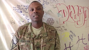 Staff Sgt. Jerome Bingham