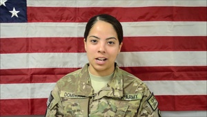 Spc. Miriam Dominguez
