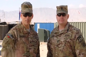 Col. Douglas Cardinale & CSM Jeff Moser