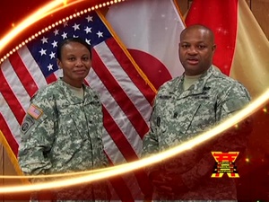 Col. Sheila Bryant and CSM. Shelton Williamson