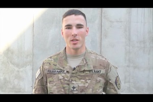 Spc. GARRETT FAIRBANKS