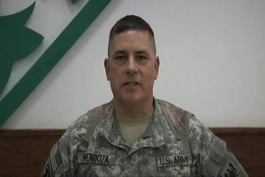 1st Sgt. Michael Mendoza