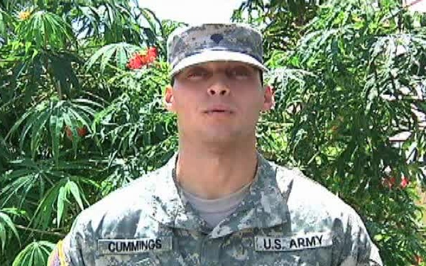 Spc. BRANDON CUMMINGS