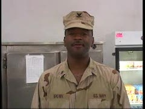 Petty Officer 2nd Class Rashaun Brown