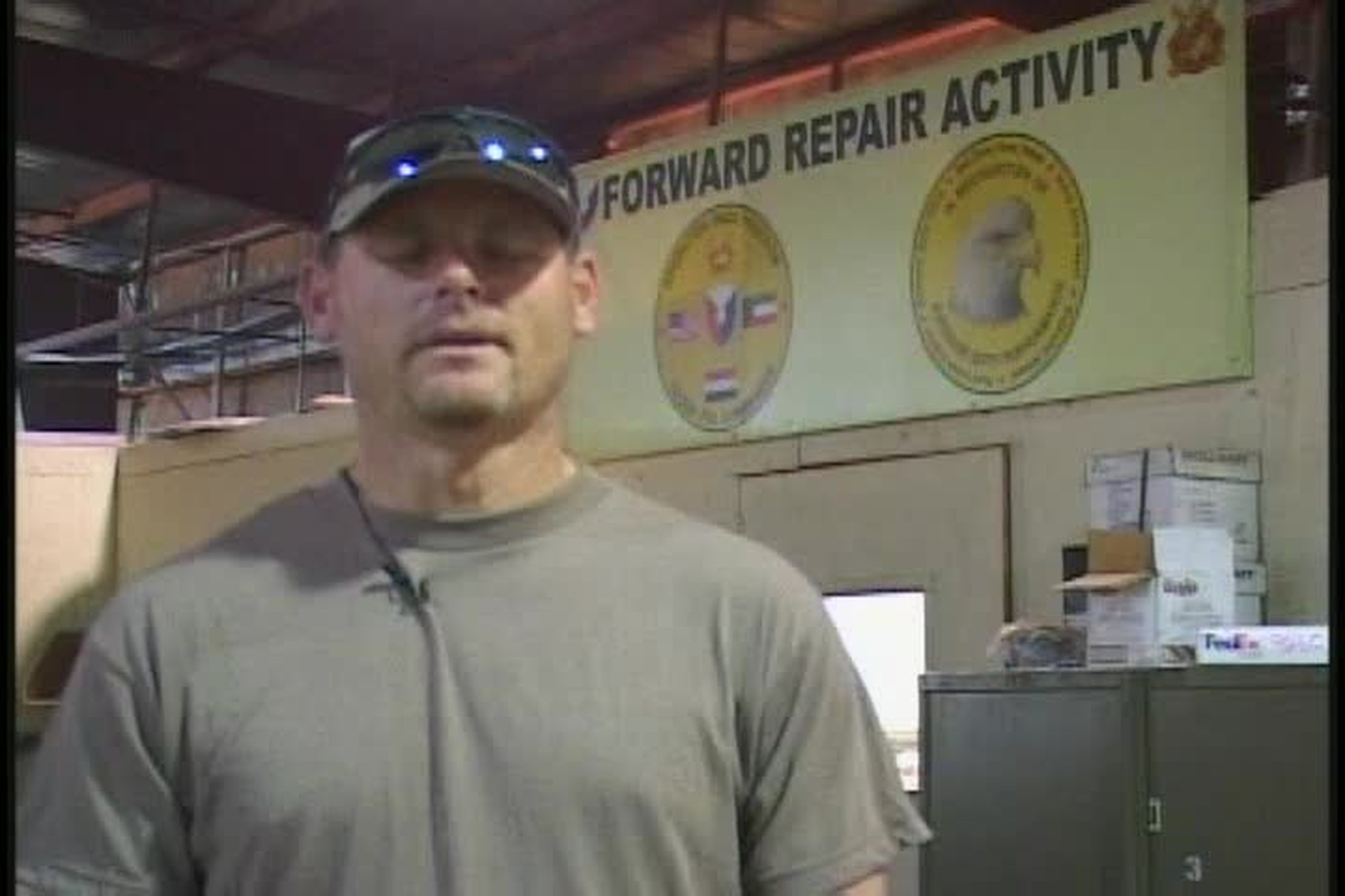 Samuel Welch sends a greeting to Texarkana, Arkansas from Camp Arifjan, Kuwait for Independence Day 2008