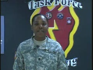 Spc. Danielle Ayers