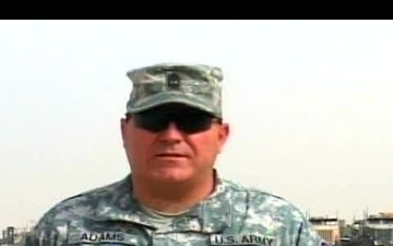 1st Sgt. Robert Adams