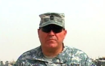 1st Sgt. Robert Adams