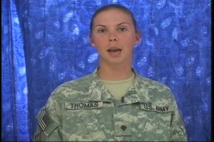 Spc. Jasmine Thomas