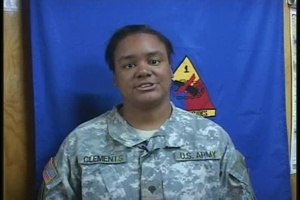 Spc. Phaedra Clements
