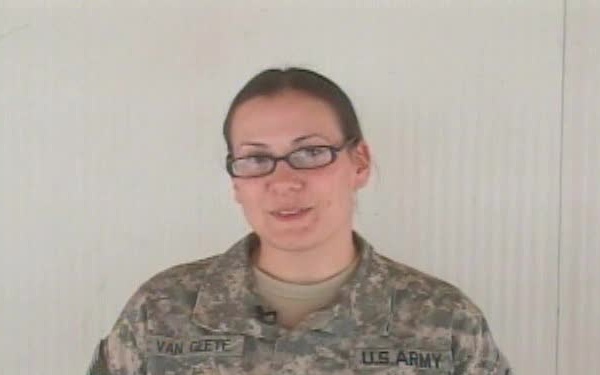 Sgt. Stephanie Van Geete