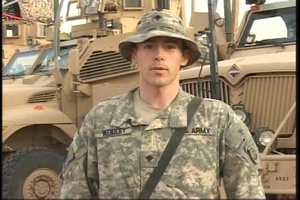 Spc. Chad Weidert