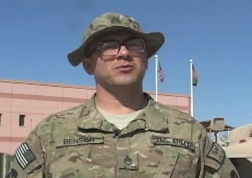 Staff Sgt. Andres Benson