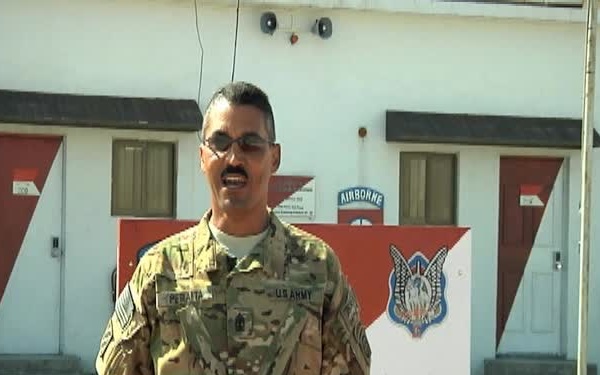 1st Sgt. Elving Peralta