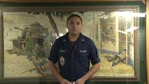 Petty Officer 3rd Class Zeus Arreola