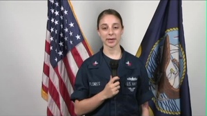 Petty Officer 2nd Class Erin Flores