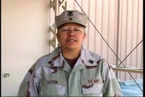 Petty Officer 1st Class Lillian Cotten