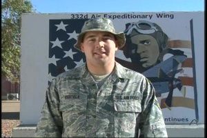 Senior Airman Erick Bartels