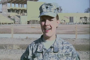 Spc. Megan Wessels