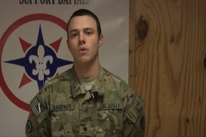 Spc. Joshua Gardner