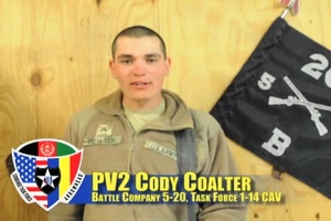 Pvt. Cody Coalter