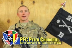 Pfc. Peter Churchill