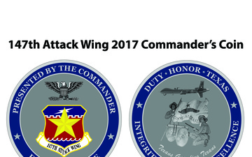 147th Attack Wing Commander&amp;#39;s Coin