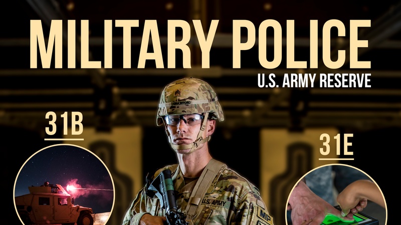 Poster: Military Police - U.S. Army Reserve
